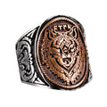 925 Sterling Silver Wolf Ring - Durable Design, Detailed Wolf Head