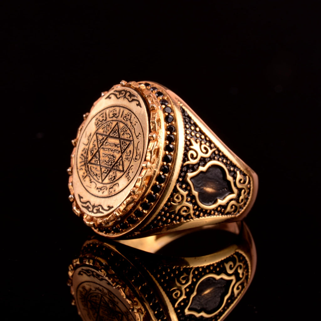 925 Sterling Silver Ring - Symbol Ring - Men's Ring — 5