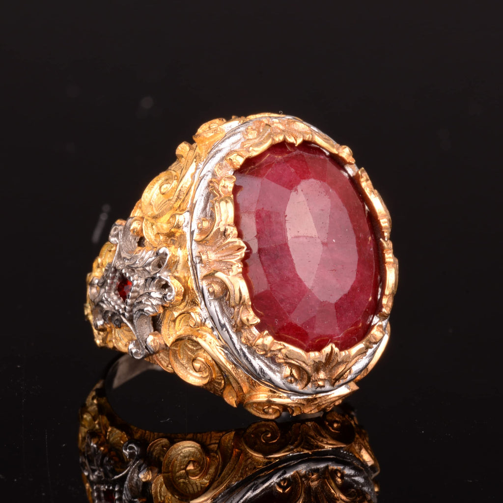 Natural Ruby Stone Ring (Model-2) — 4