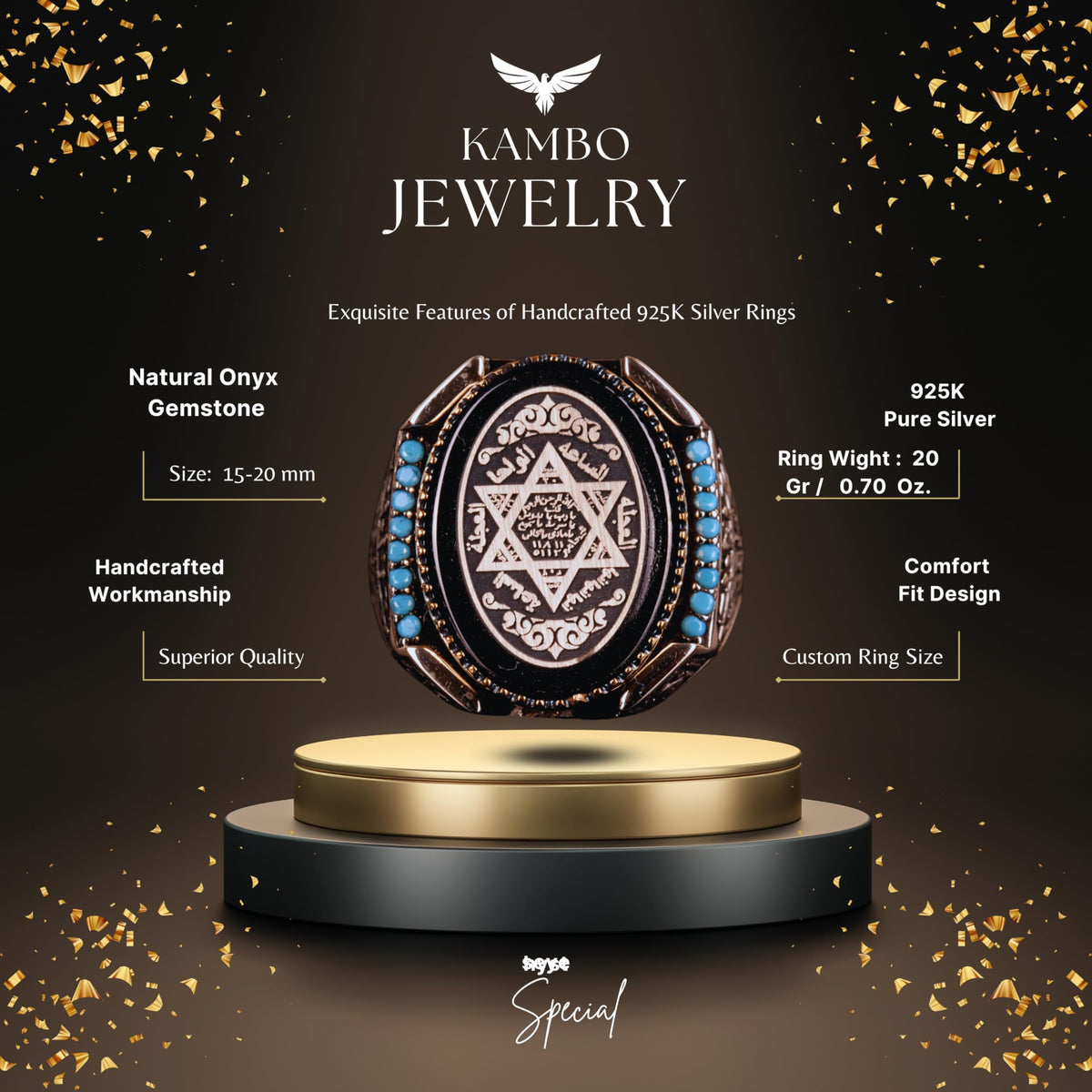 Star of David Ring — 2