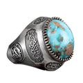 Natural Arizona Turquoise Stone Ring (Model-10)