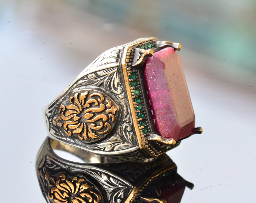 Natural Ruby Stone Ring (Model-3) — 4