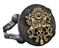 Ottoman Empire Signet Bronze Piece, Signet Ring, Men's Sterling Silver Ring