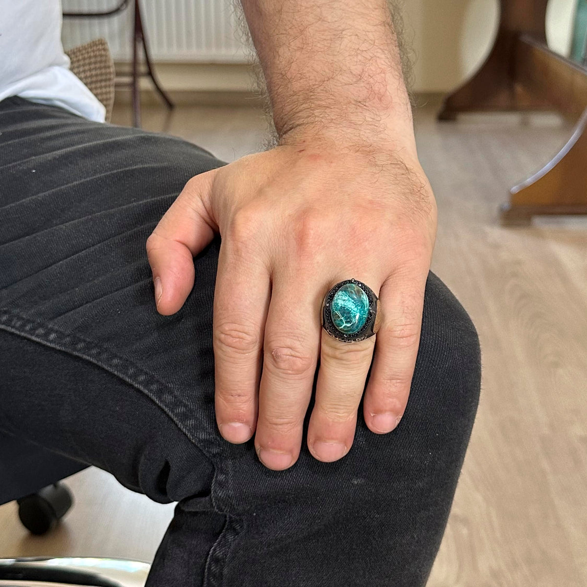 Silver Seal of Solomon Ring — 3
