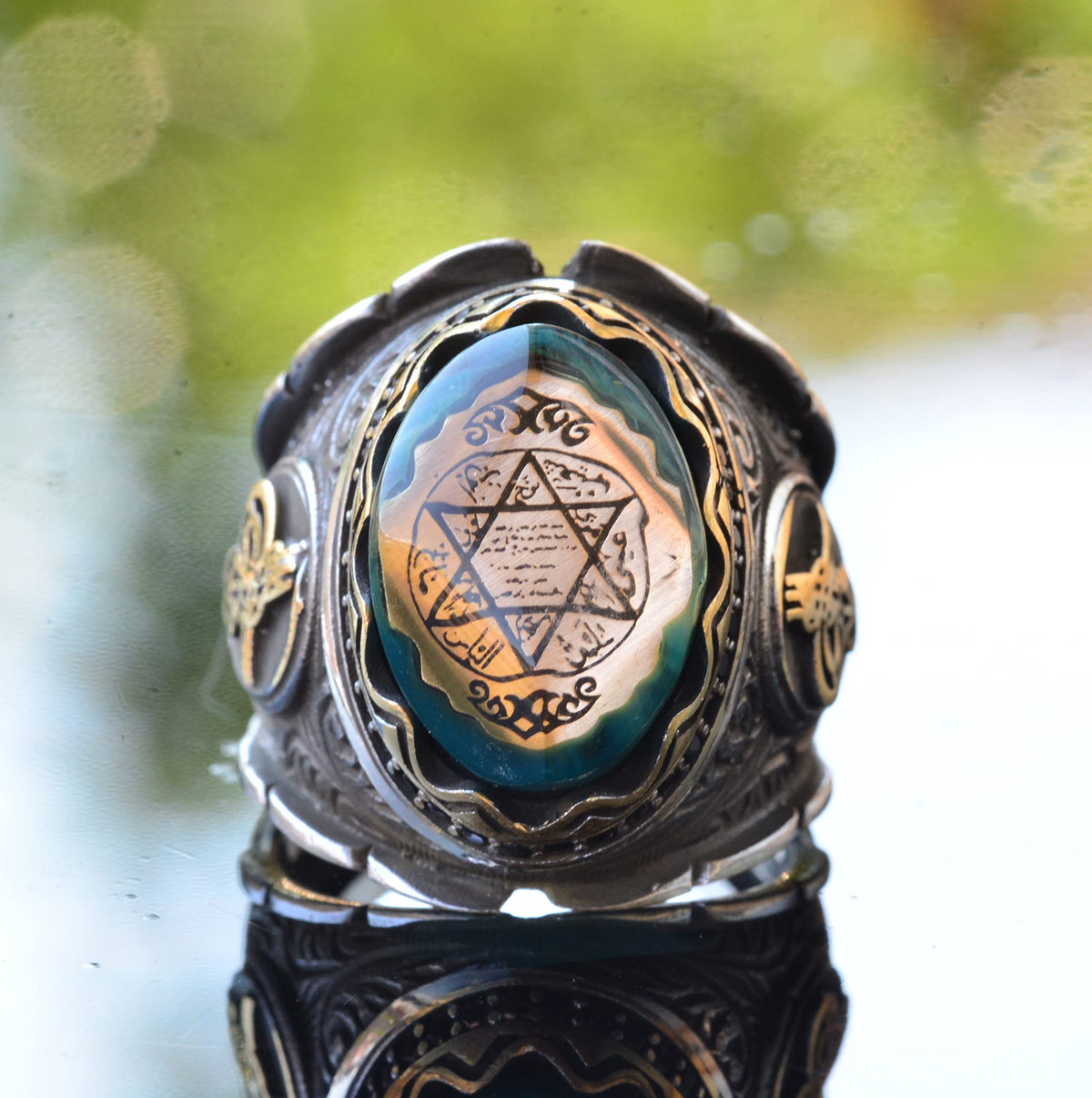 Star of David Men's Ring — 5