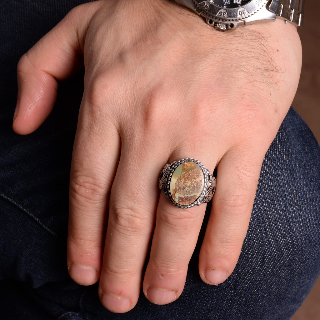 Arizona Turquoise Stone Ring (Model-5) — 6