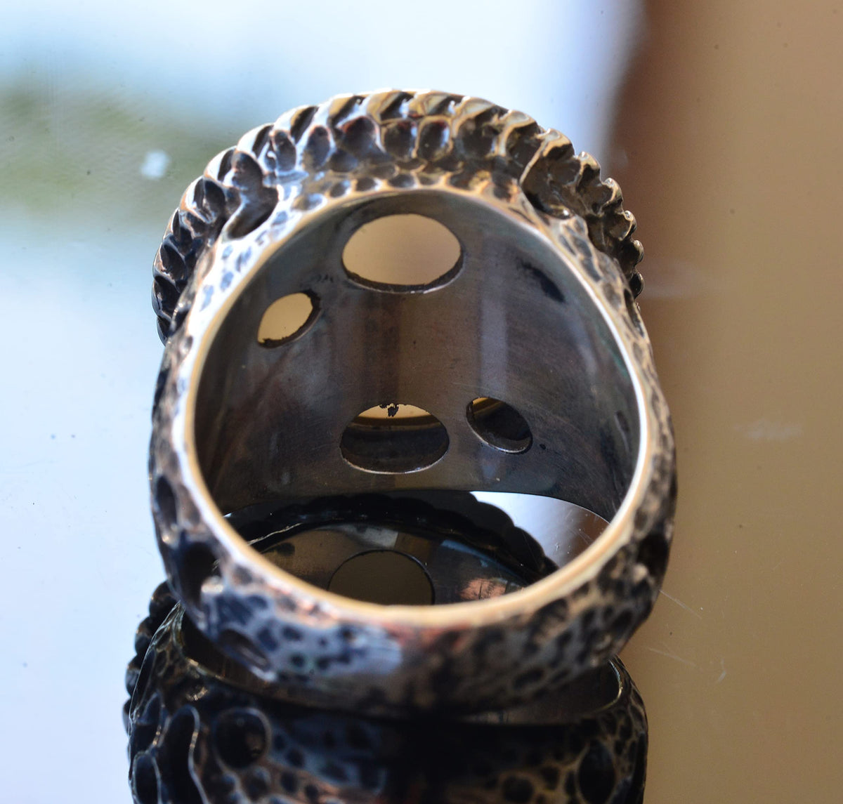 925 Sterling Silver Ring - Signature Men's Ring - Symbols Ring (North Star) — 6