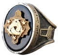 Talisman Ring, Star Ring, 925 Sterling Silver Men's Ring