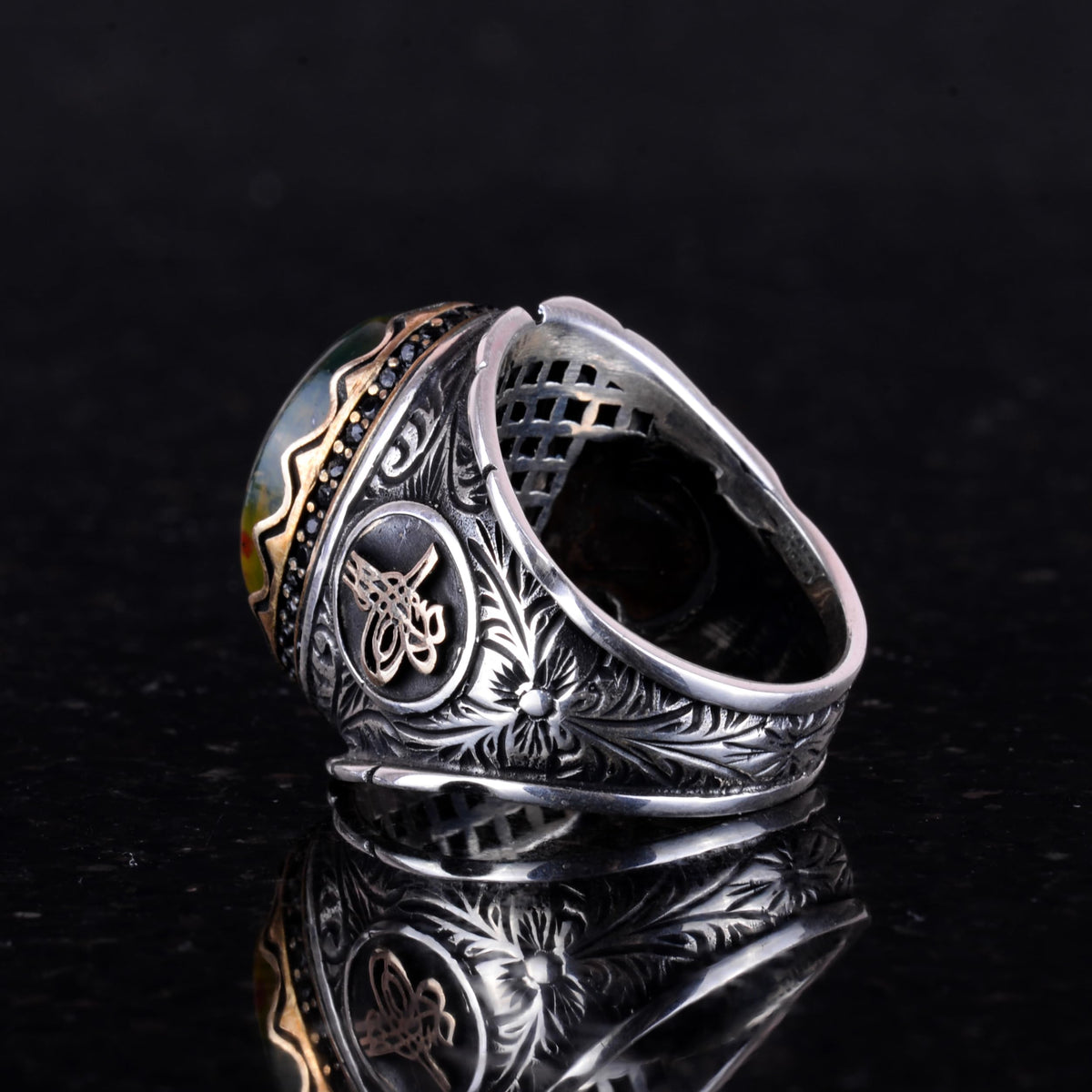 Ottoman Tugra Silver Ring (Model-2) — 6