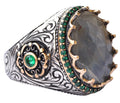 925 Sterling Silver Ring - Natural Sapphire Stone