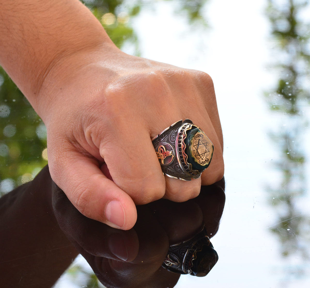 Star of David Men's Ring — 7