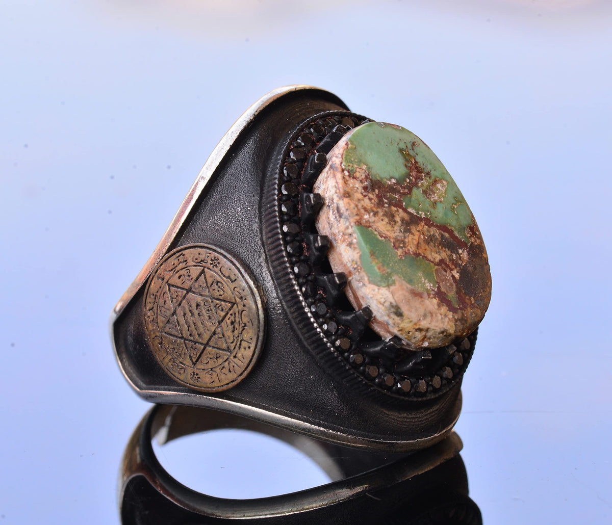 Arizona Turquoise Stone Ring (Model-7) — 4