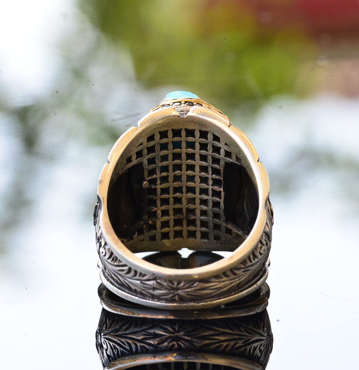 Arizona Turquoise Stone Ring (Model-4) — 5