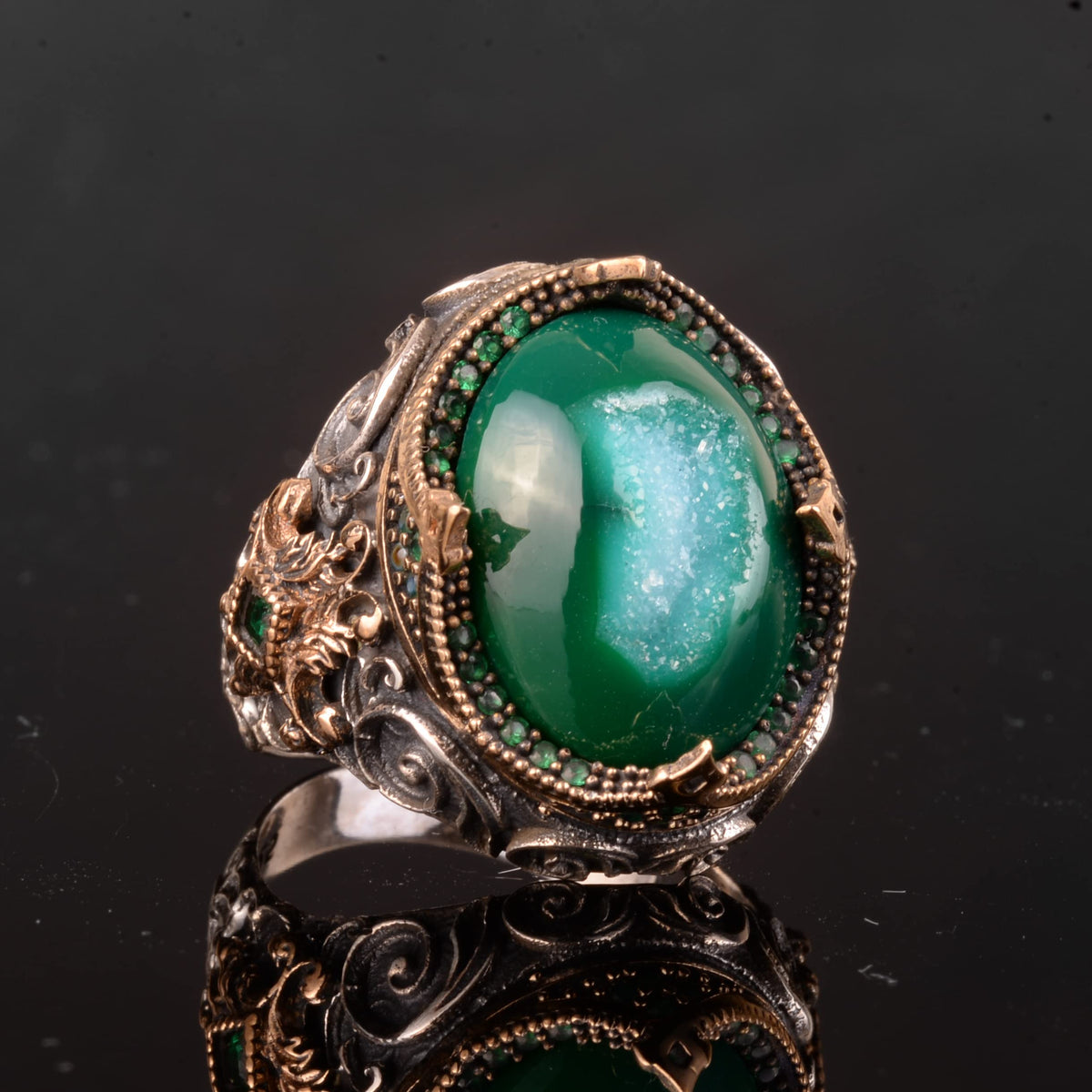 Crystal Druzy Quartz Stone Ring (Model-2) — 5