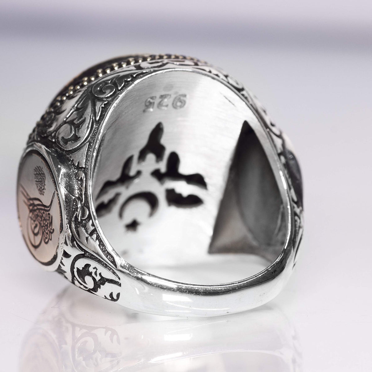 925 Sterling Silver Star of David Ring - Solomon Seal Design — 5