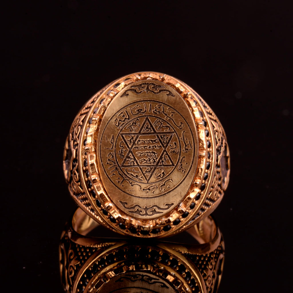 925 Sterling Silver Ring - Symbol Ring - Men's Ring — 4