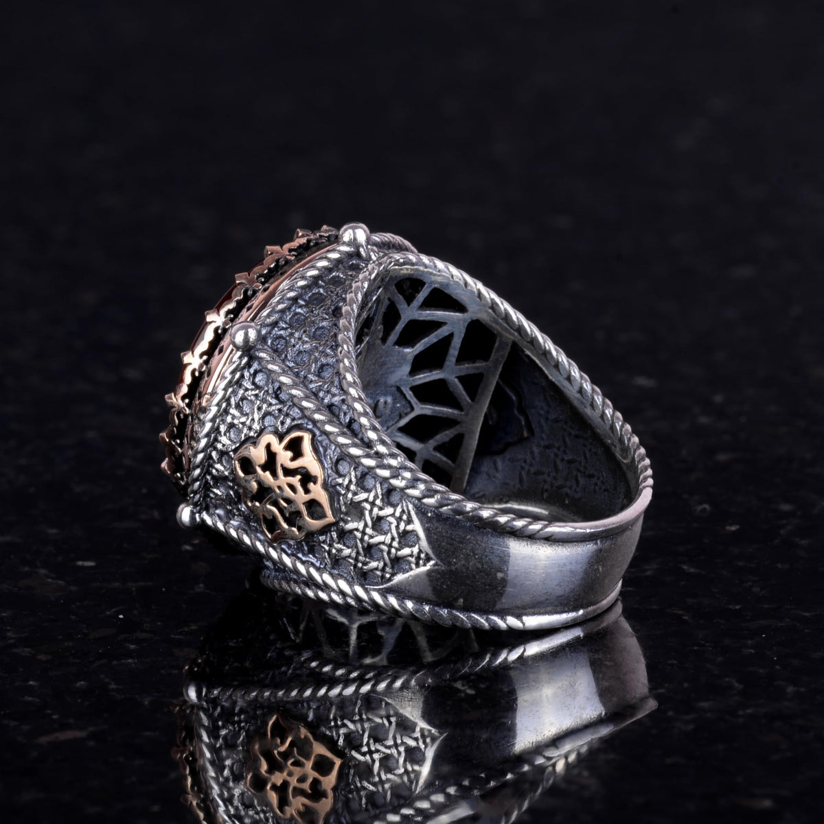 Symbolic Silver Ring — 2