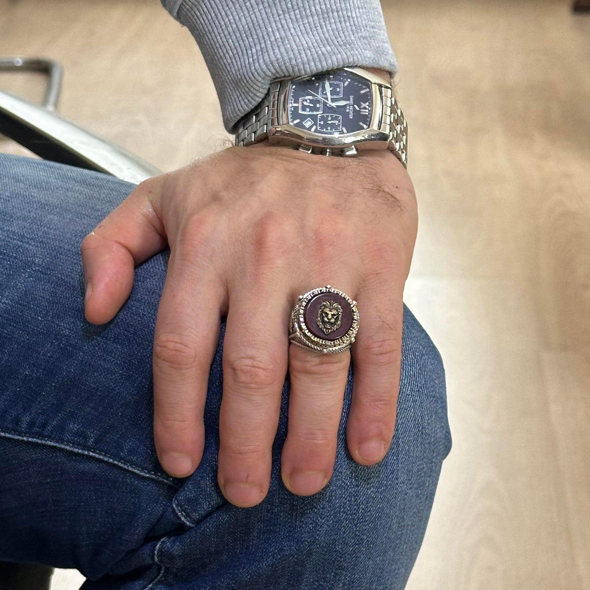 Symbolic Silver Ring — 4