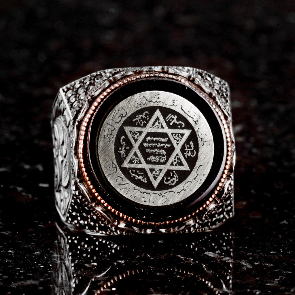 925 Sterling Silver Star of David Ring — 3