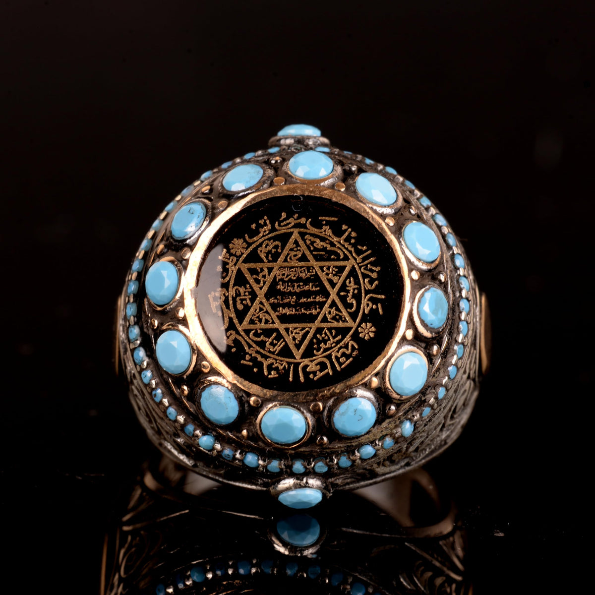 925 Sterling Silver Star of David Ring (Model-2) — 6