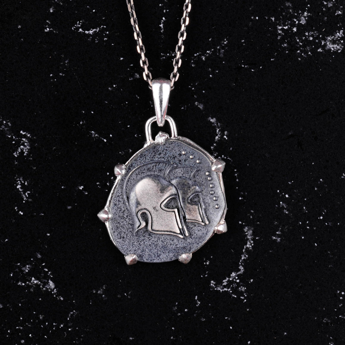925 Sterling Silver Design Pendant - Zodiac Sign Necklace - Handmade Necklace (Gemini) — 3
