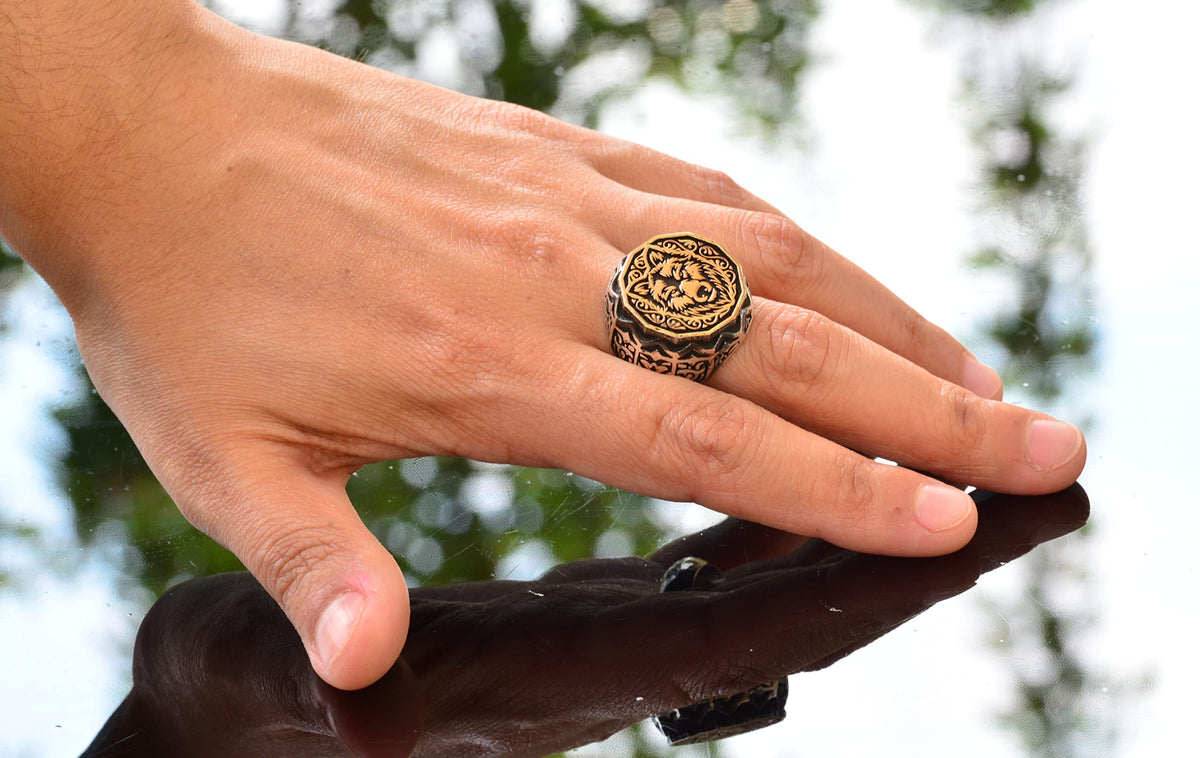 Wolf Head Ring — 6