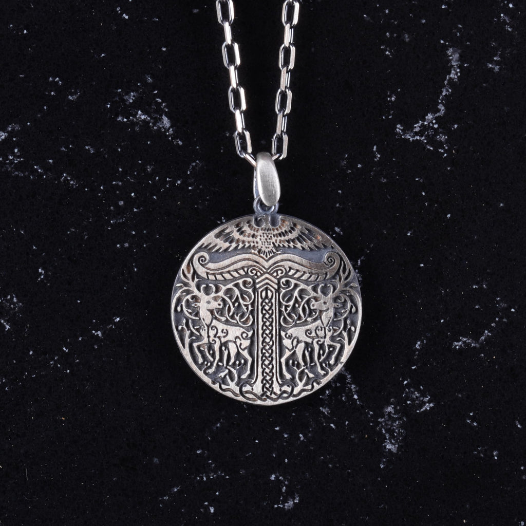 925 Sterling Silver Deer Necklace - Detailed Design, Nature Inspired Jewelry, Gift for Animal Lovers — 4