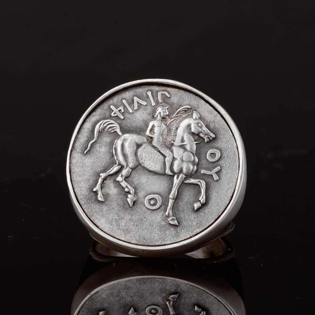 Antique Roman Military, Horse Figure Ring — 8