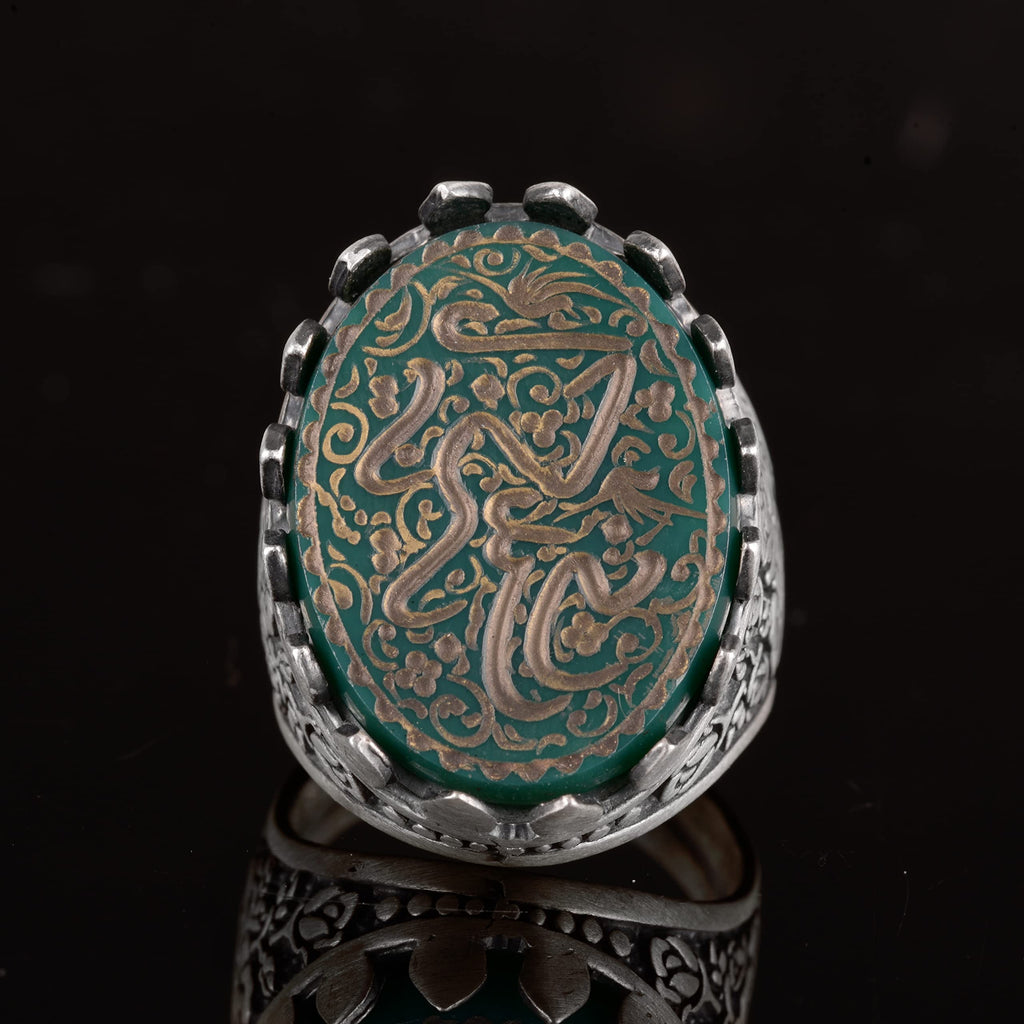 Natural Agate Stone Ring — 5