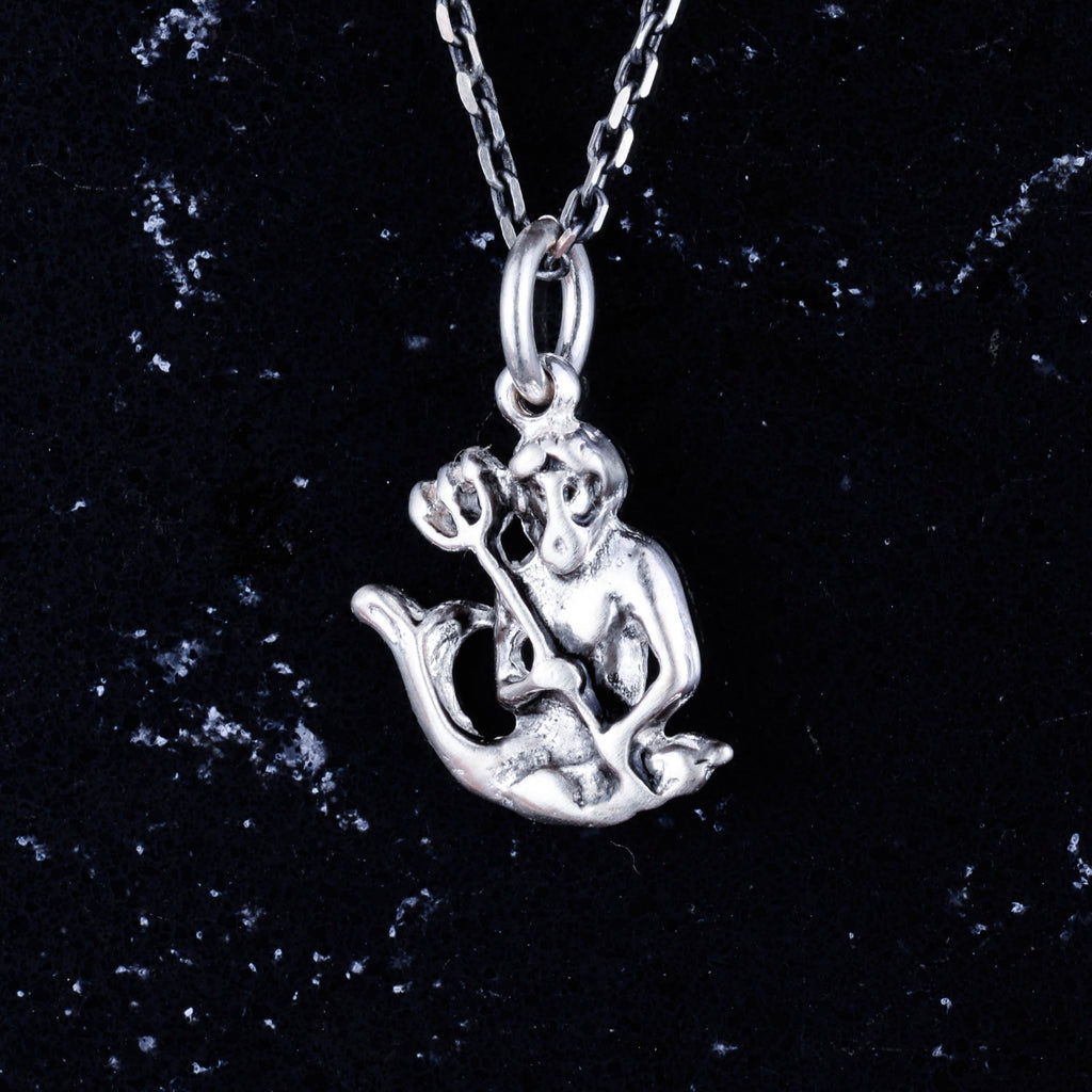 KAMBO 925 Sterling Silver Poseidon Necklace - Handmade Legendary Sea God Amulet — 4