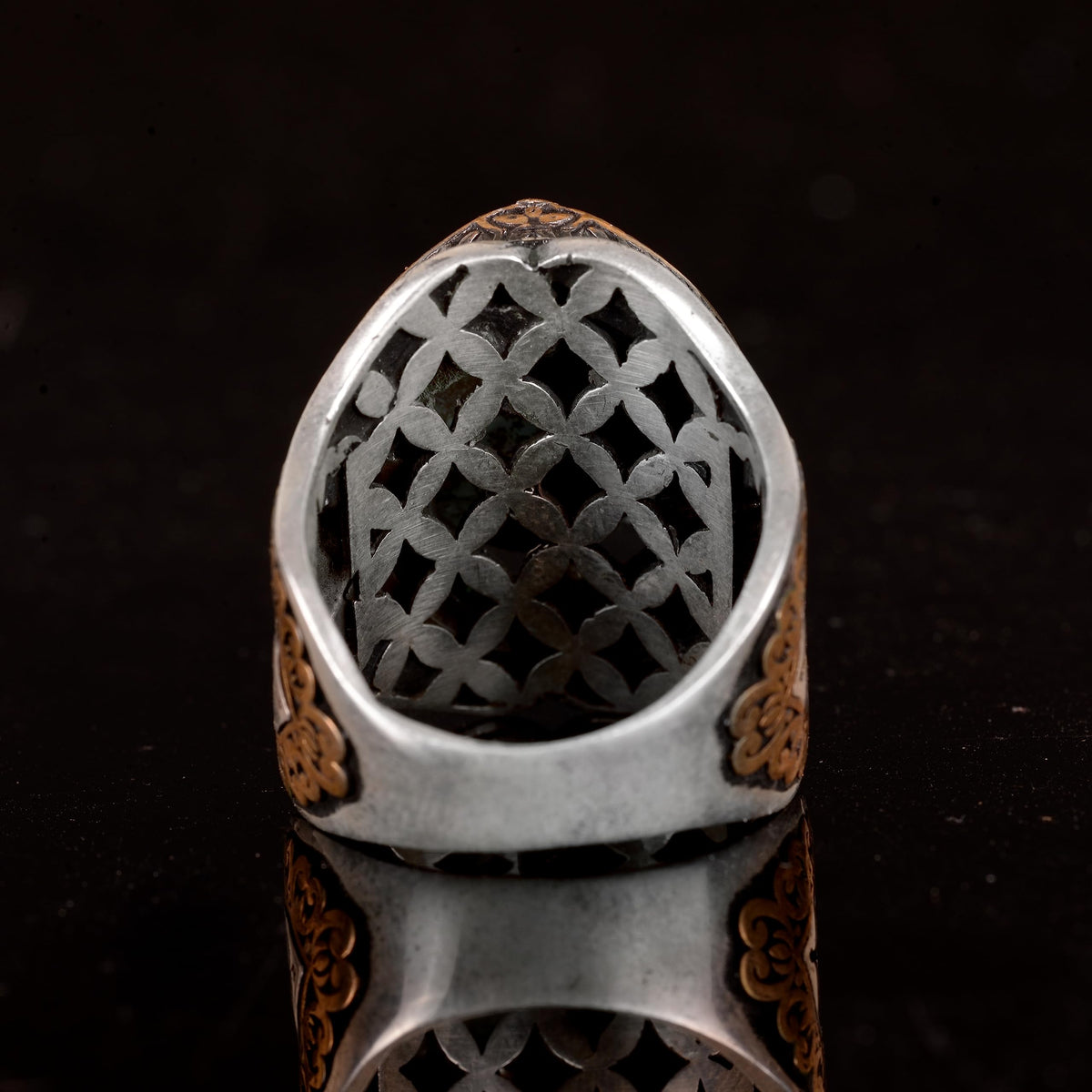 Natural Arizona Turquoise Stone Ring (Model-16) — 6