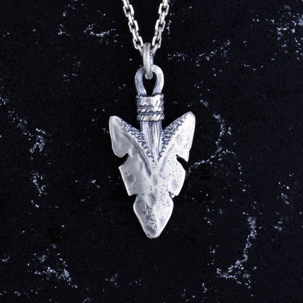 925 Sterling Silver Arrowhead Necklace - Symbol of Strength and Protection - Handmade Jewelry for Men and Women — 5
