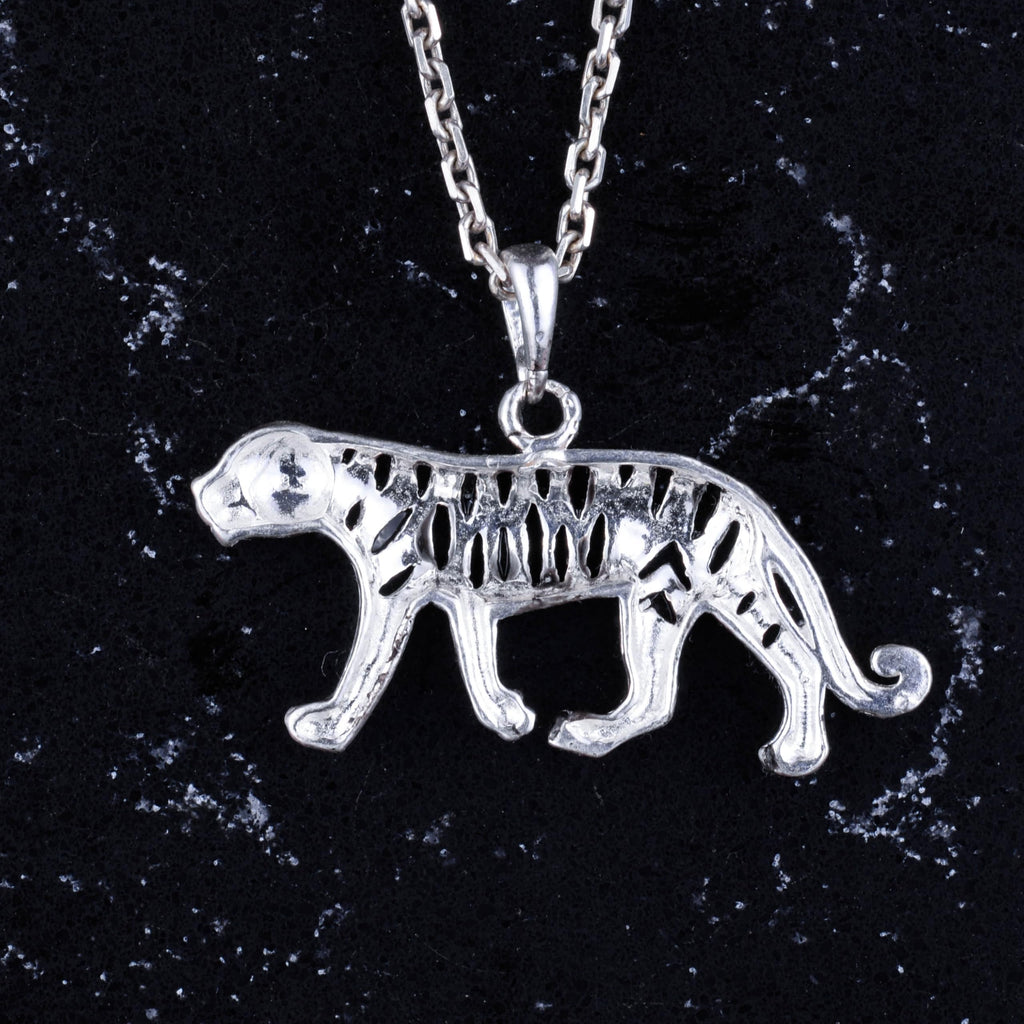 925 Sterling Silver Tiger Necklace — 5
