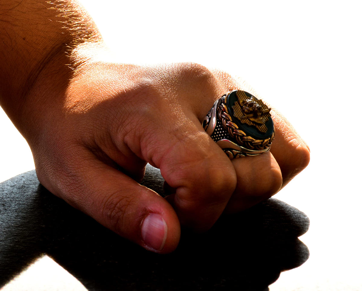 Wolf Ring, Wildlife, Handmade Ring, Silver Ring — 7