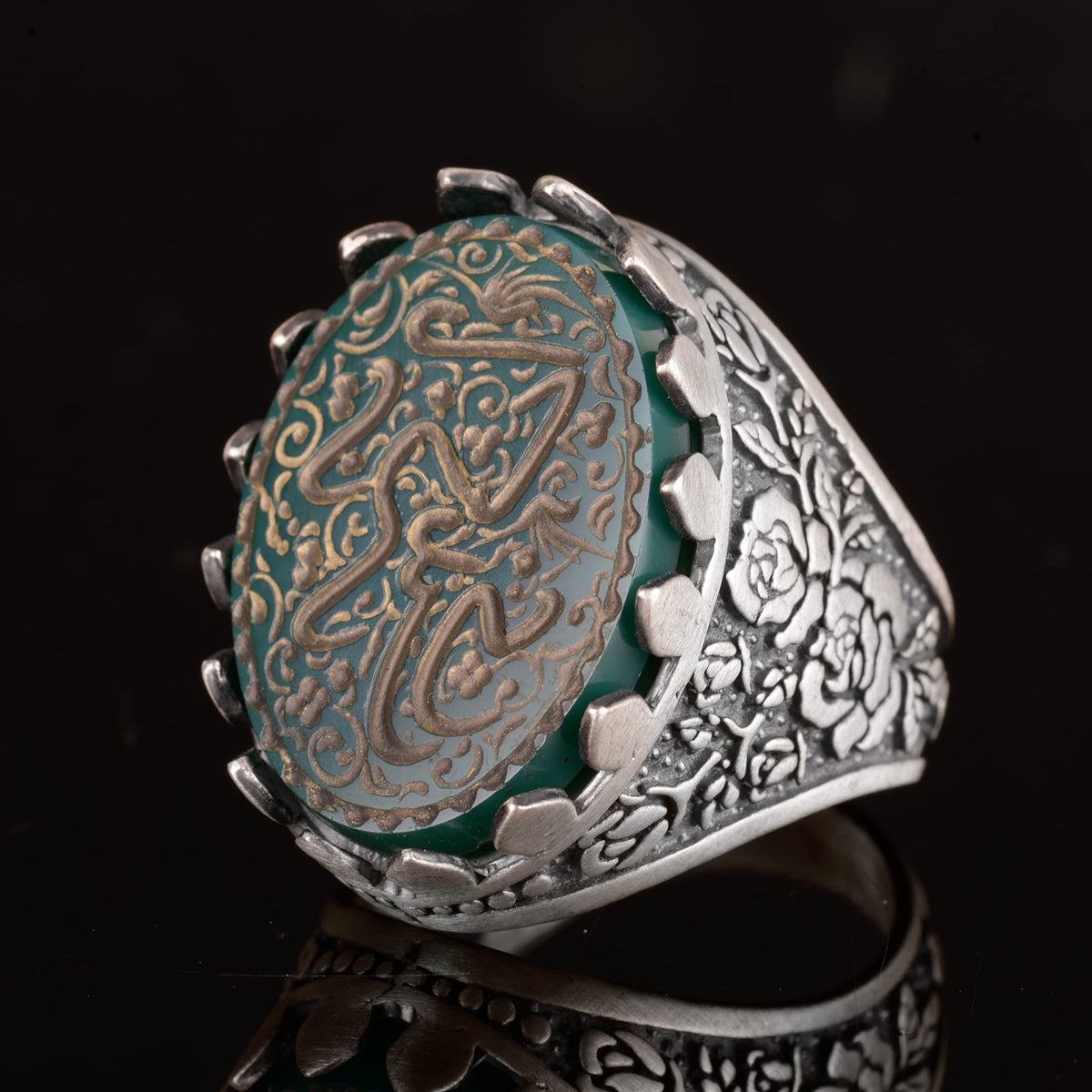 Natural Agate Stone Ring — 4