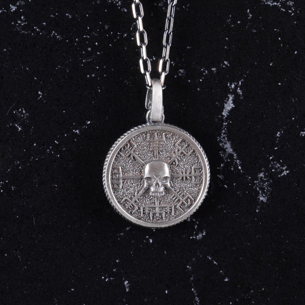 925 Sterling Silver Skull Necklace - Detailed Design, Gothic Jewelry — 4