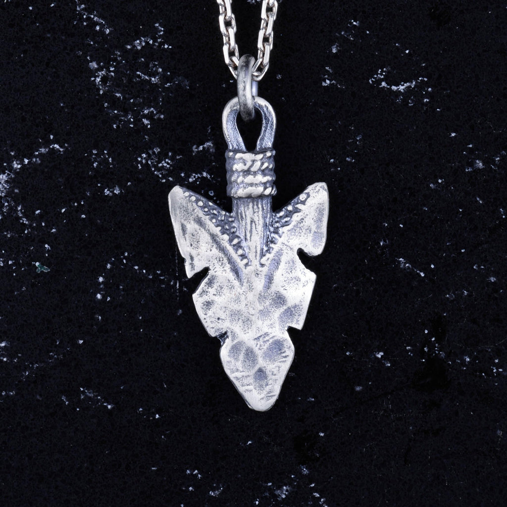 925 Sterling Silver Arrowhead Necklace - Symbol of Strength and Protection - Handmade Jewelry for Men and Women — 4