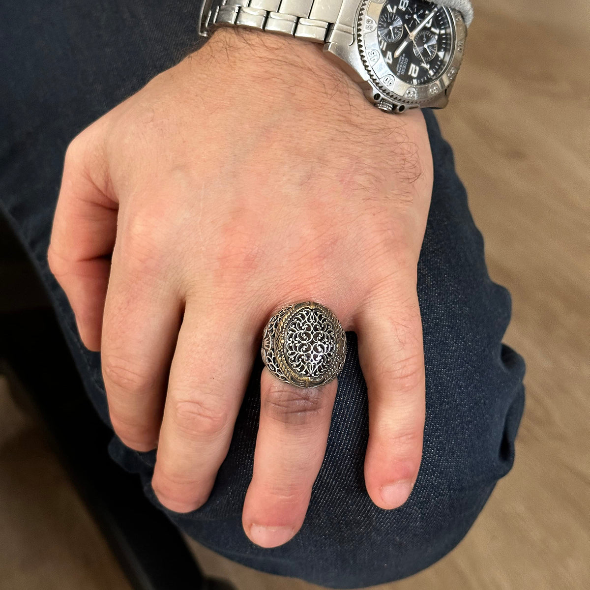 Layered 925 Sterling Silver Ring — 6