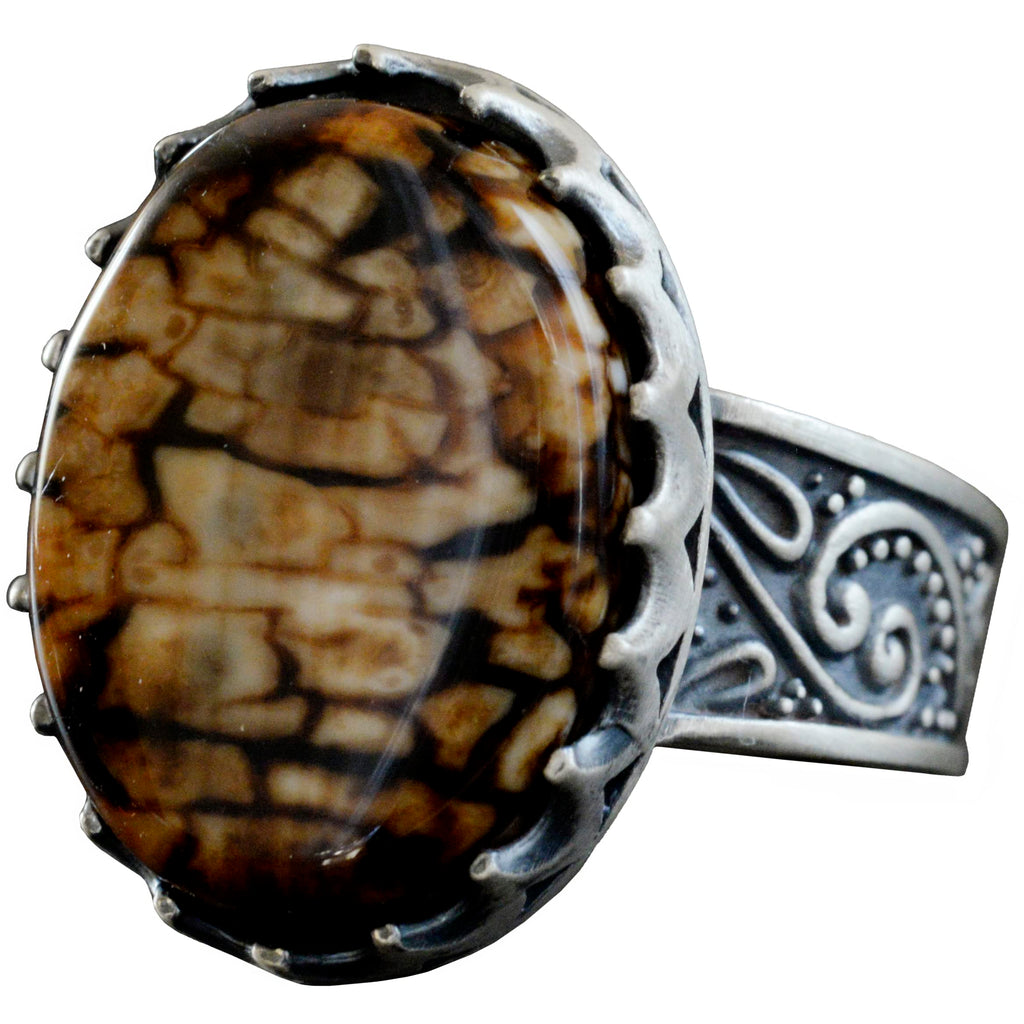 Natural Jasper Stone Ring