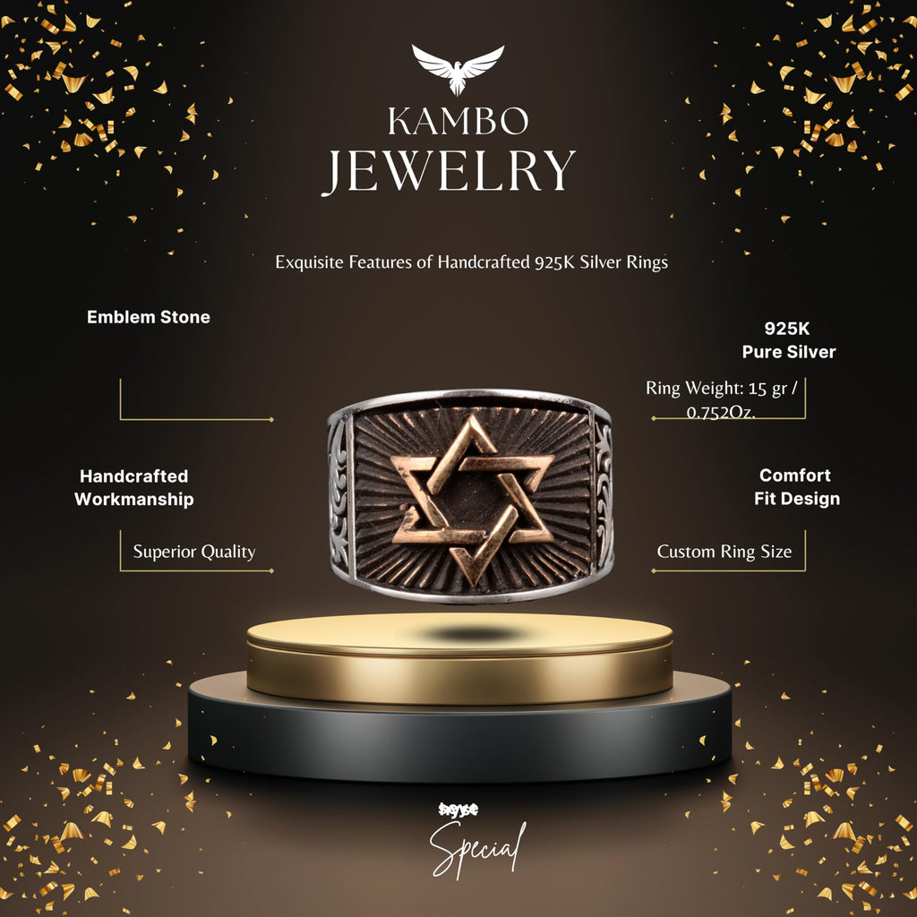 Star of David Ring (Model-4) — 2