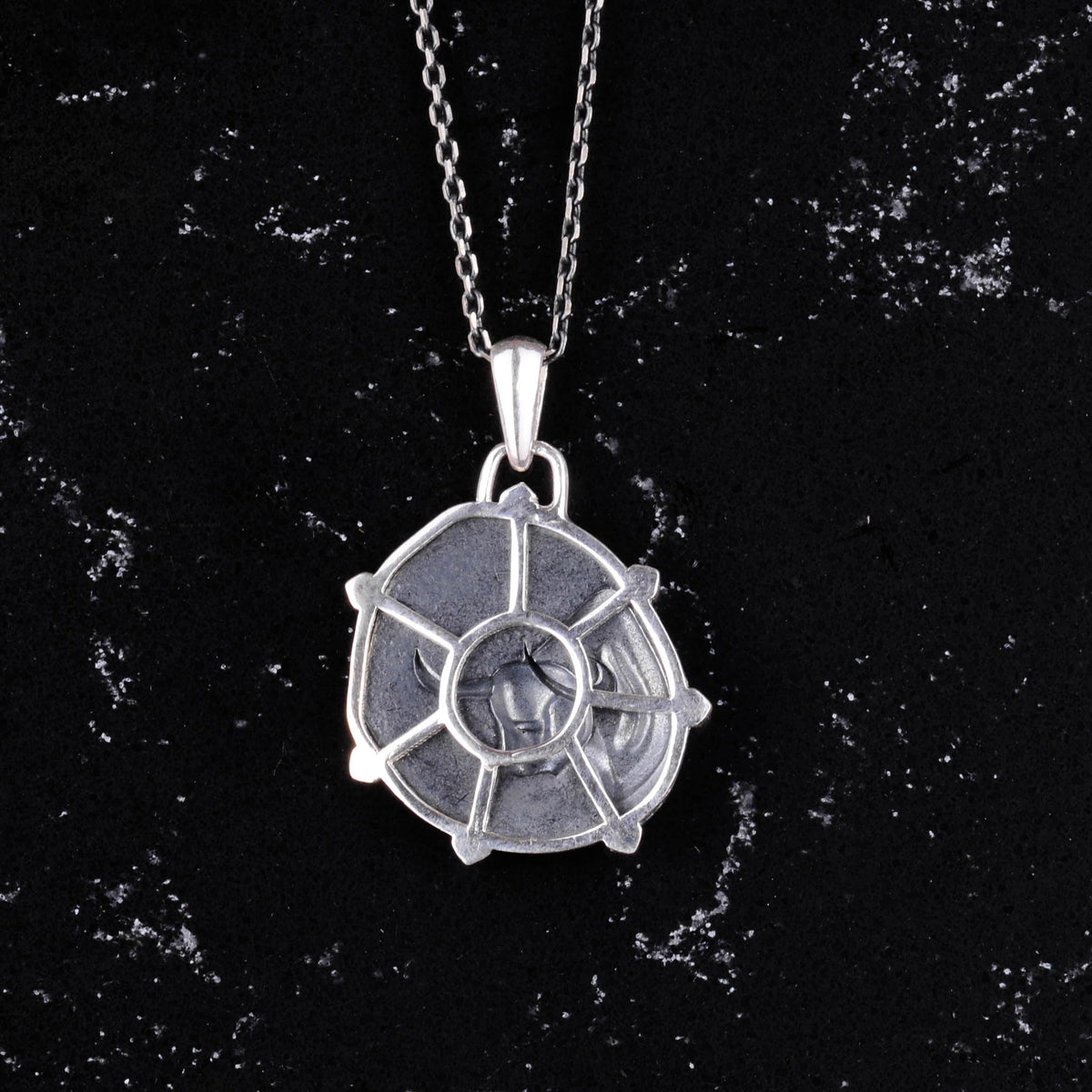 925 Sterling Silver Design Pendant - Zodiac Sign Necklace - Handmade Necklace (Taurus) — 5