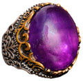 Natural Amethyst Gemstone Ring
