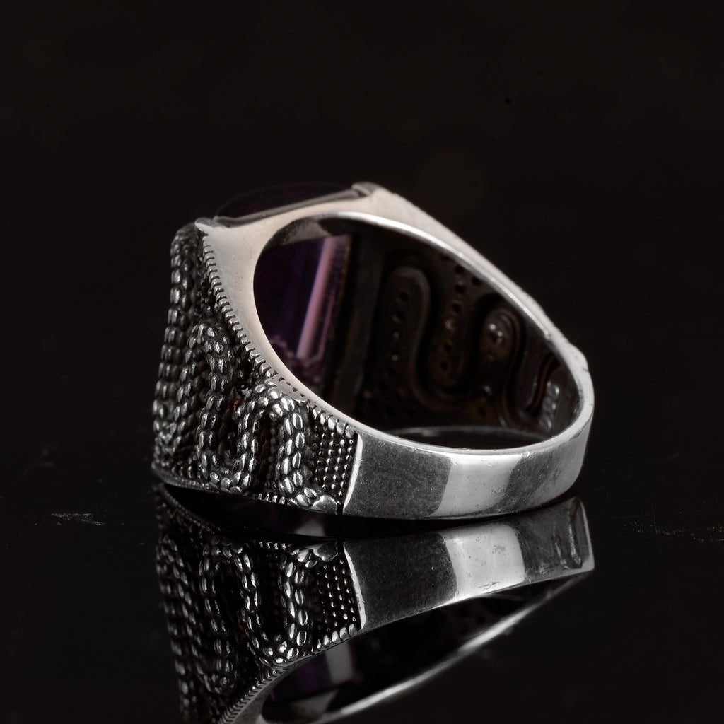 925 Sterling Silver Snake Ring — 7