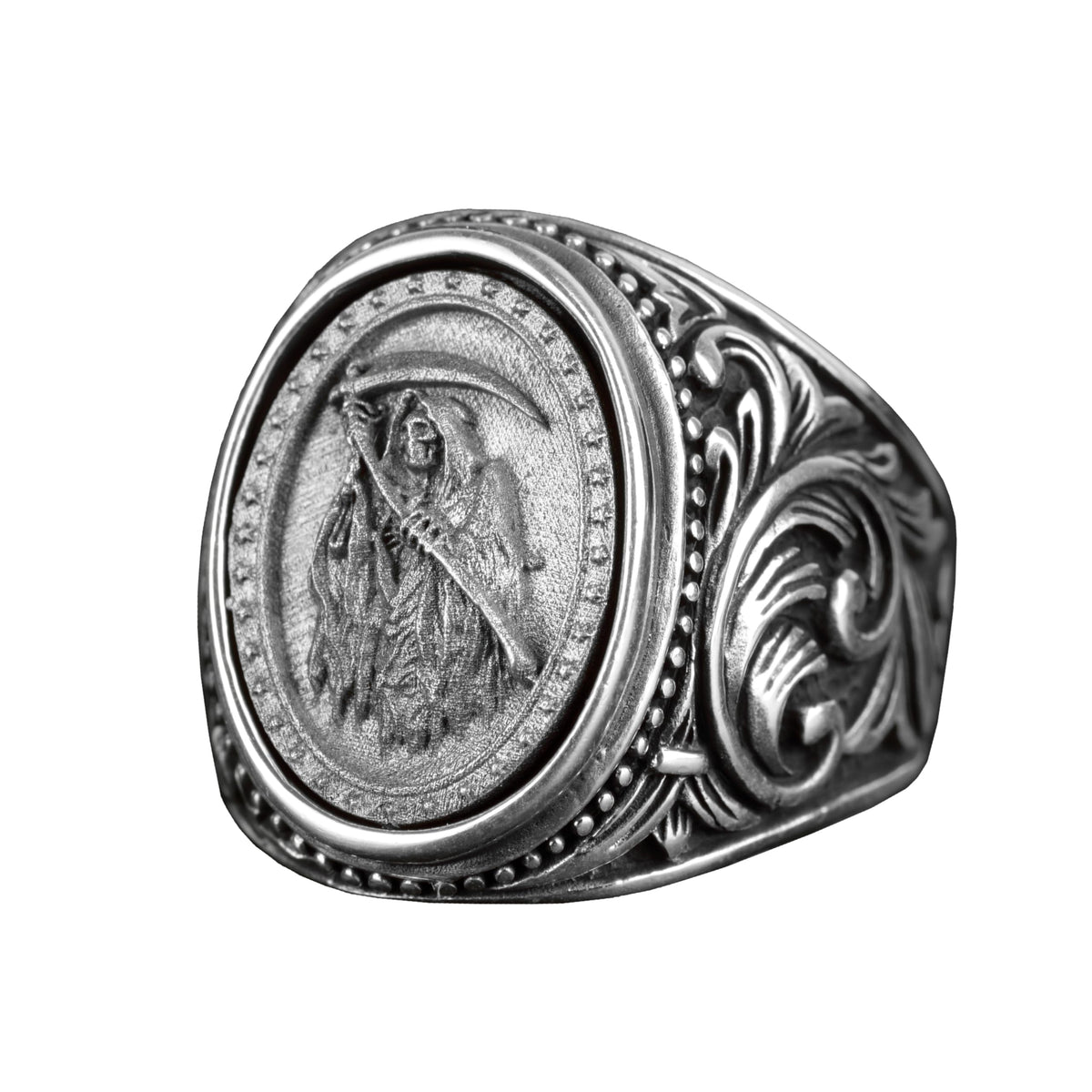 Azrael Ring, 925 Sterling Silver Men's Ring