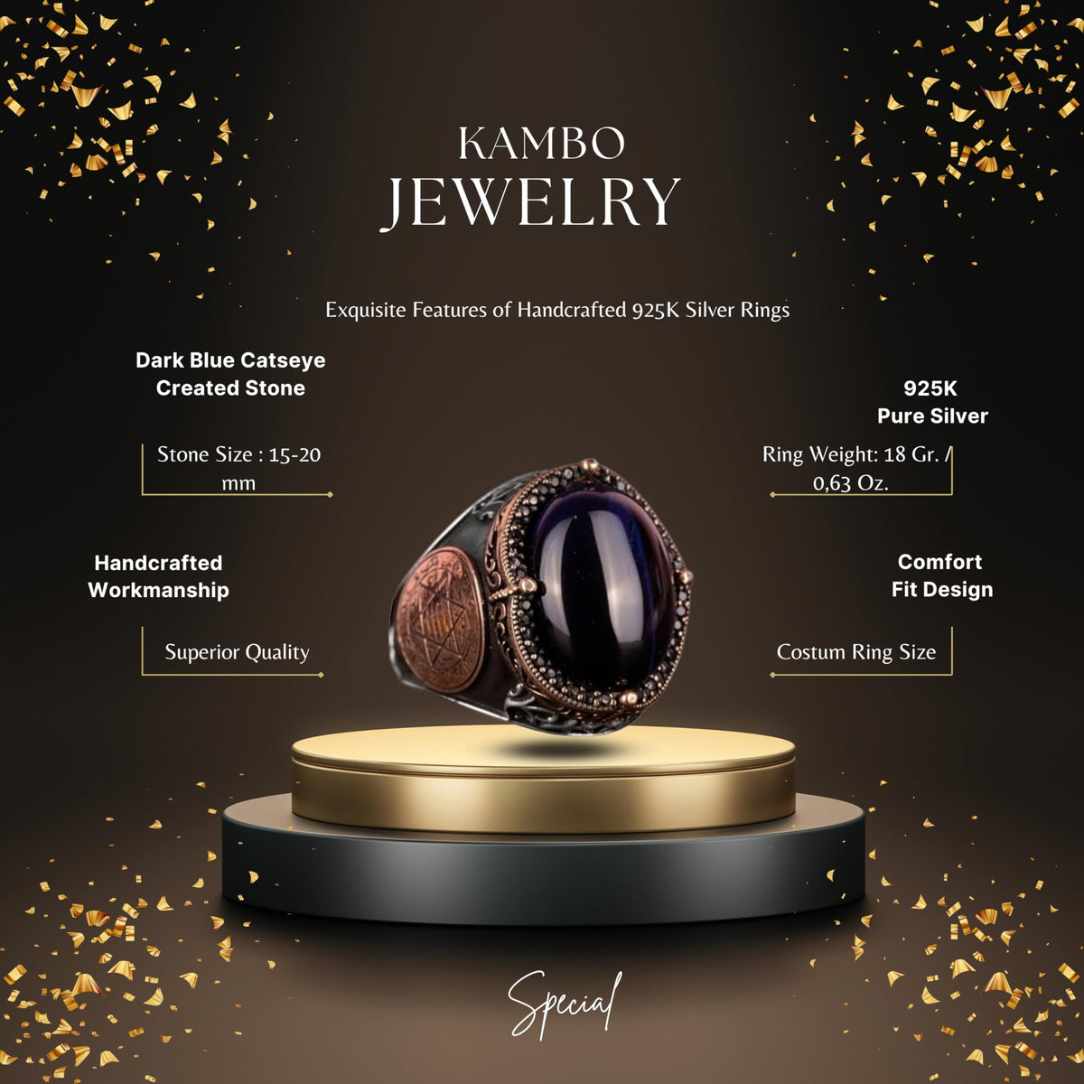 Star of David Ring (Model-7) — 2