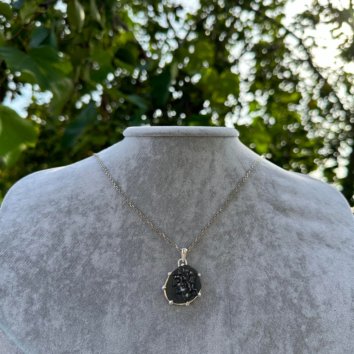 925 Sterling Silver Design Pendant - Zodiac Sign Necklace - Handmade Necklace (mythological figure) — 3