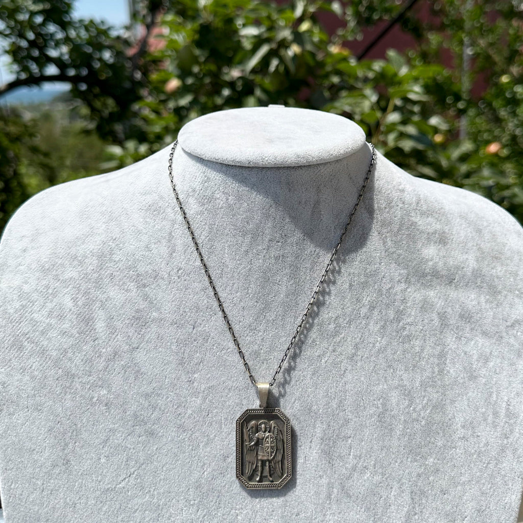 Angel Gabriel Necklace - 925 Sterling Silver Gothic Necklace — 3