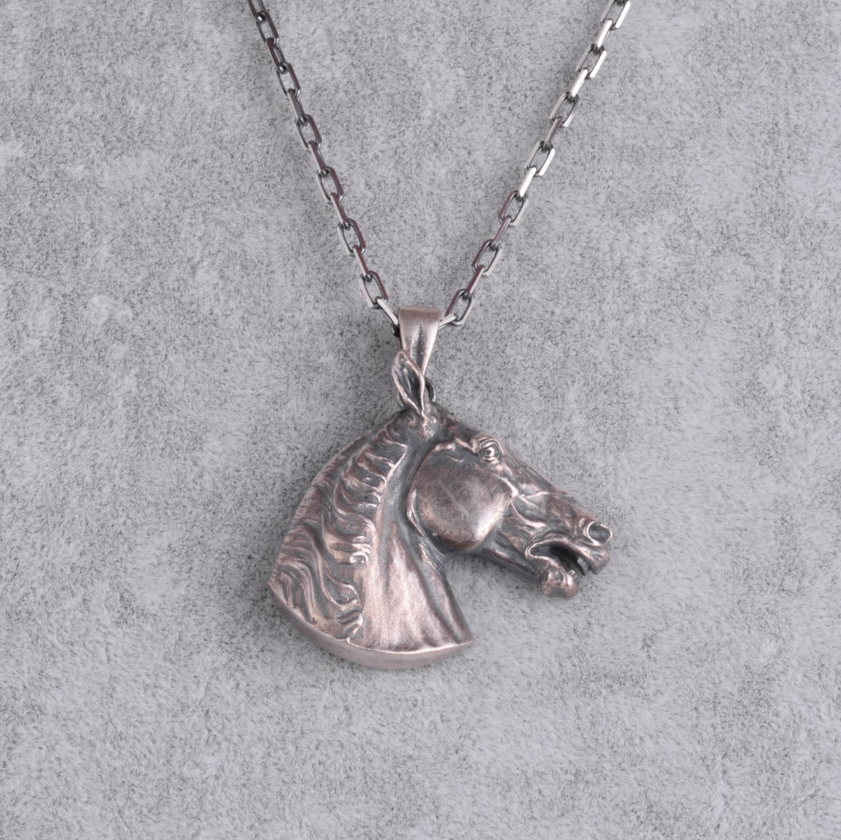 Horse Head Necklace - 925 Sterling Silver Necklace — 4