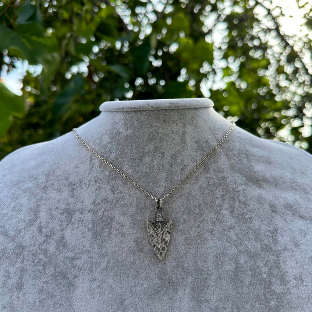 925 Sterling Silver Arrowhead Necklace - Symbol of Strength and Protection - Handmade Jewelry for Men and Women — 3