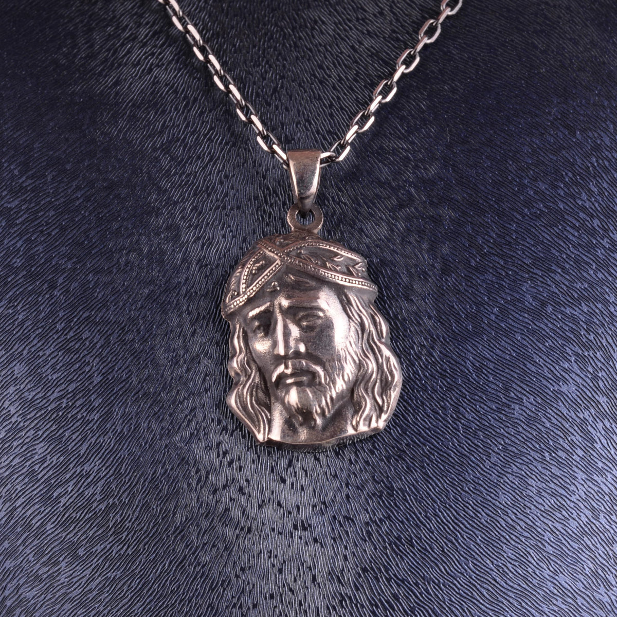 KAMBO 925 Sterling Silver Jesus Christ Necklace – Crown of Thorns Necklace – Religious Christian Jewelry – Handmade Faith Necklace – Gift for Her — 4